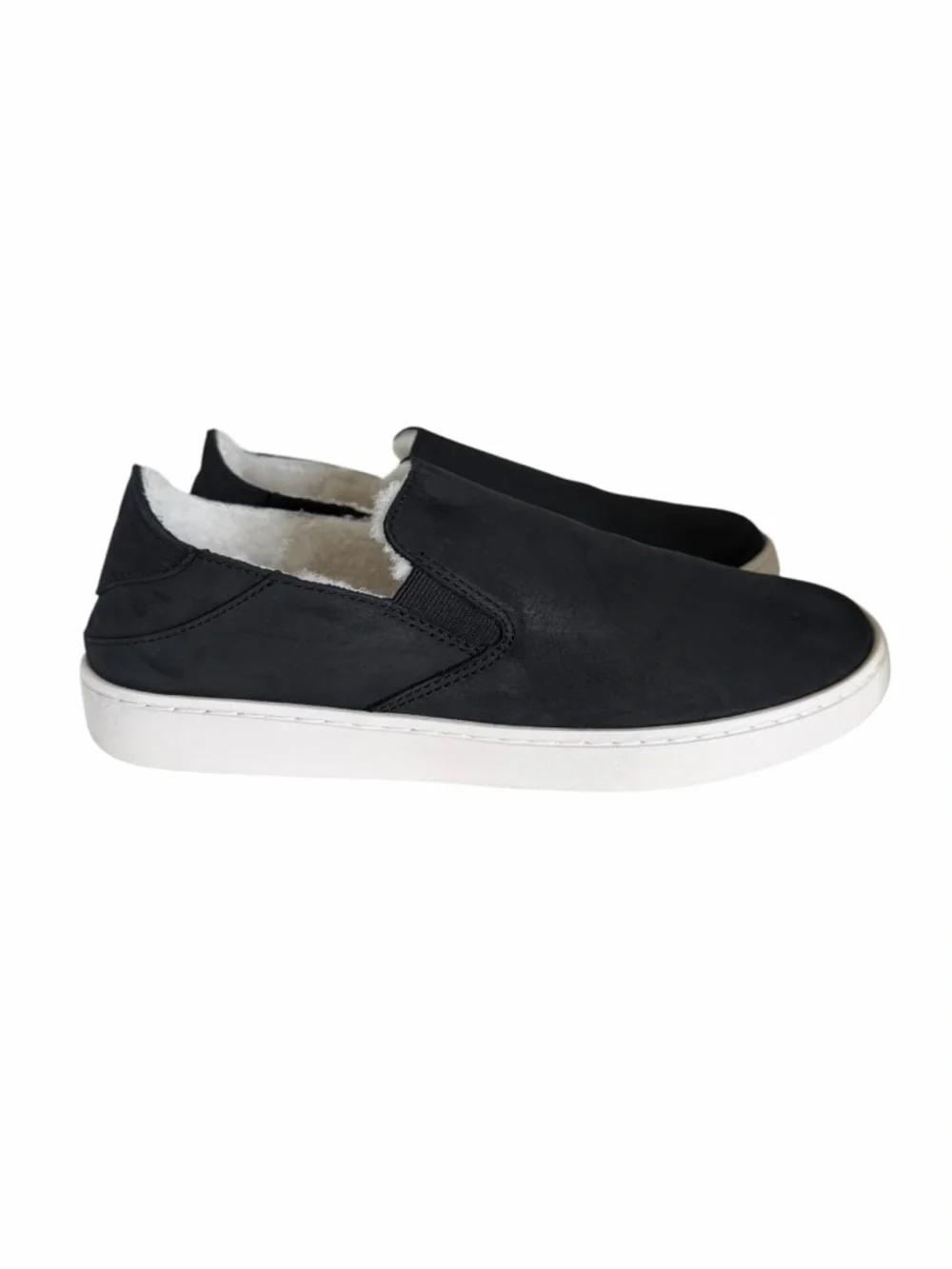 OluKai Pehuea Cozy Slipper Shoes Black Size Women’s 9 - Picture 2 of 8